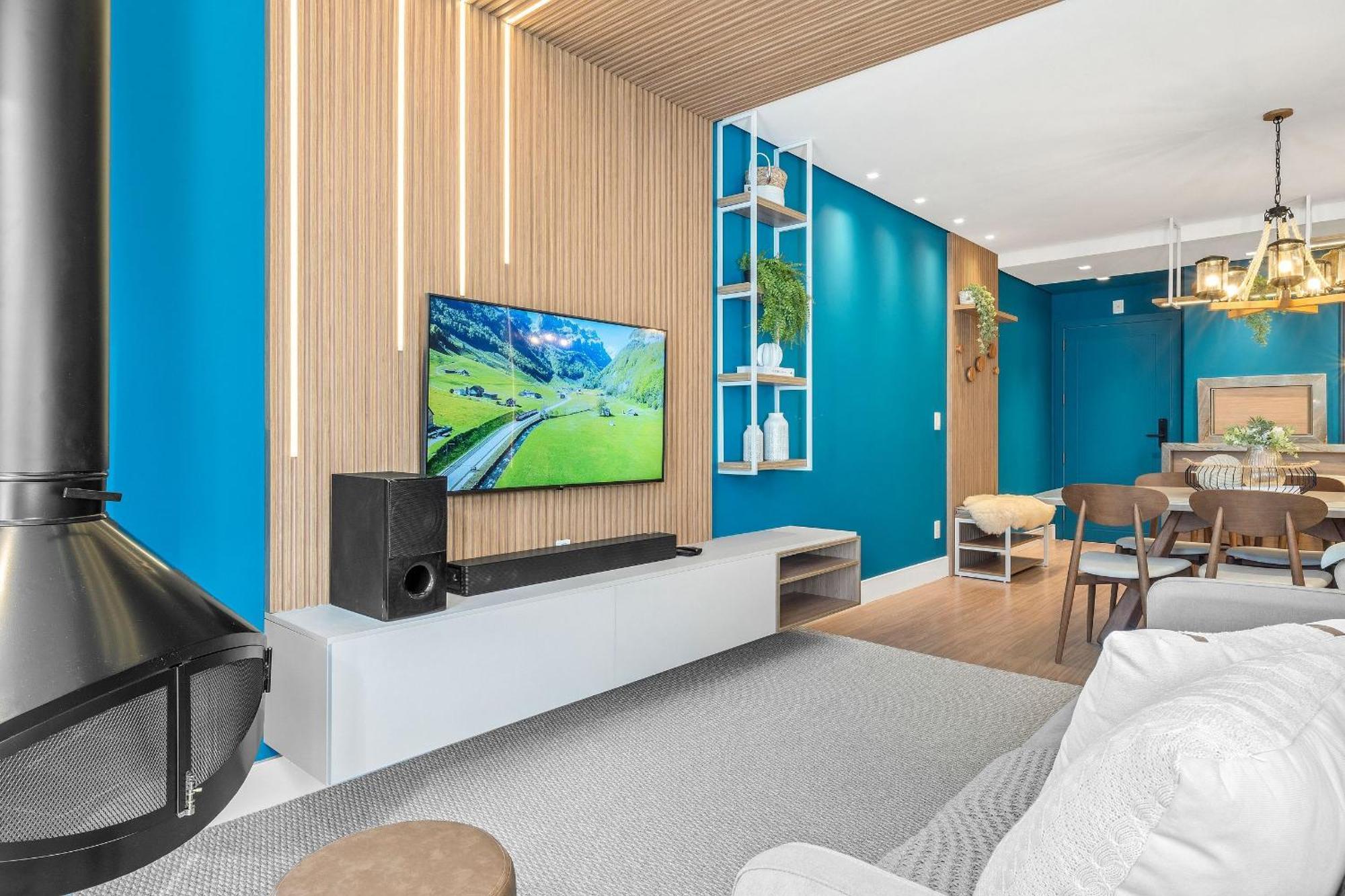 Apartamento Bellagio 2 Suites E Piscina By Achei Канела Экстерьер фото