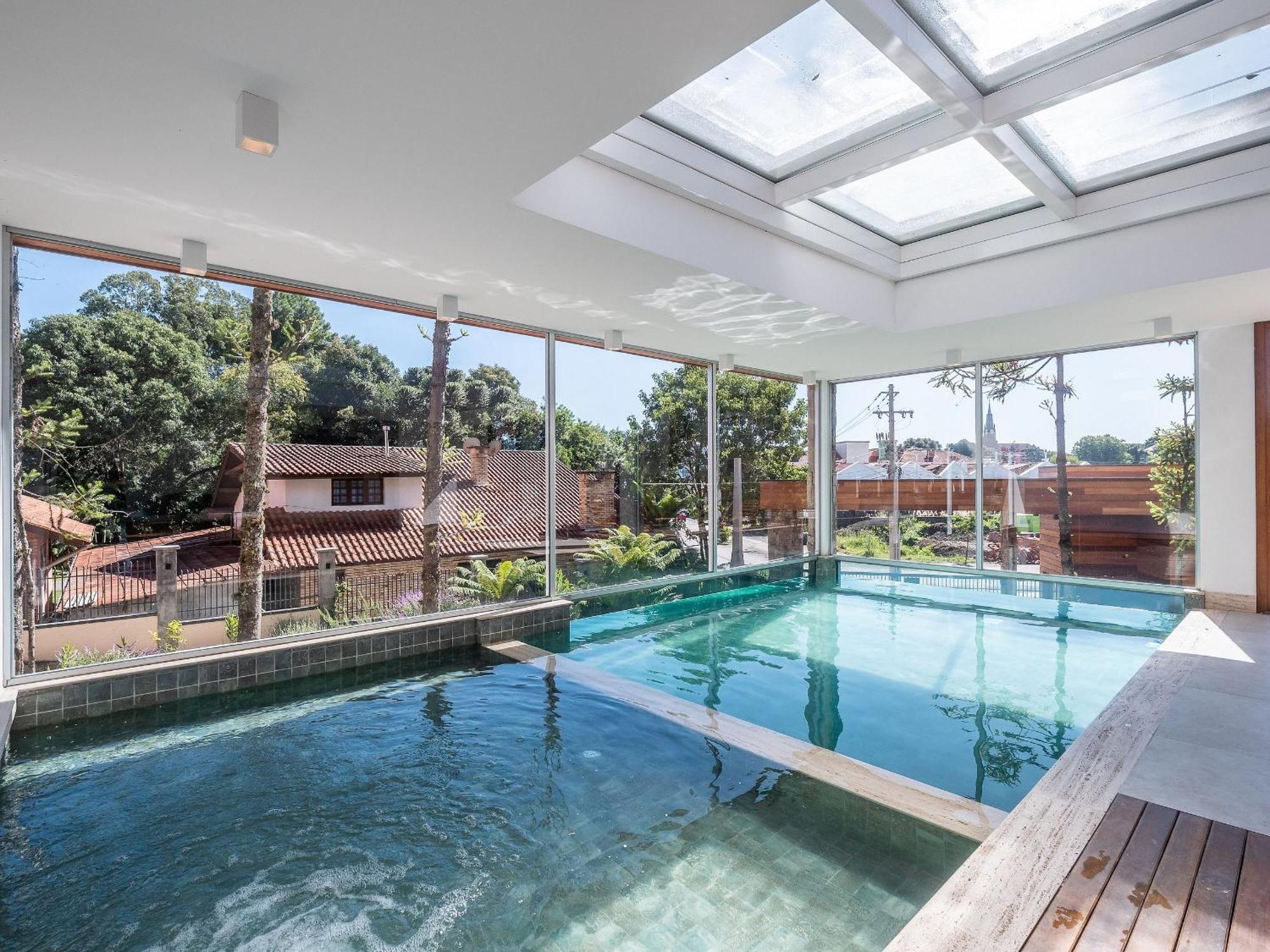 Apartamento Bellagio 2 Suites E Piscina By Achei Канела Экстерьер фото